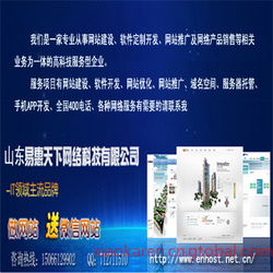 濟南網絡公司 山東軟件開發供應的區域核心力量